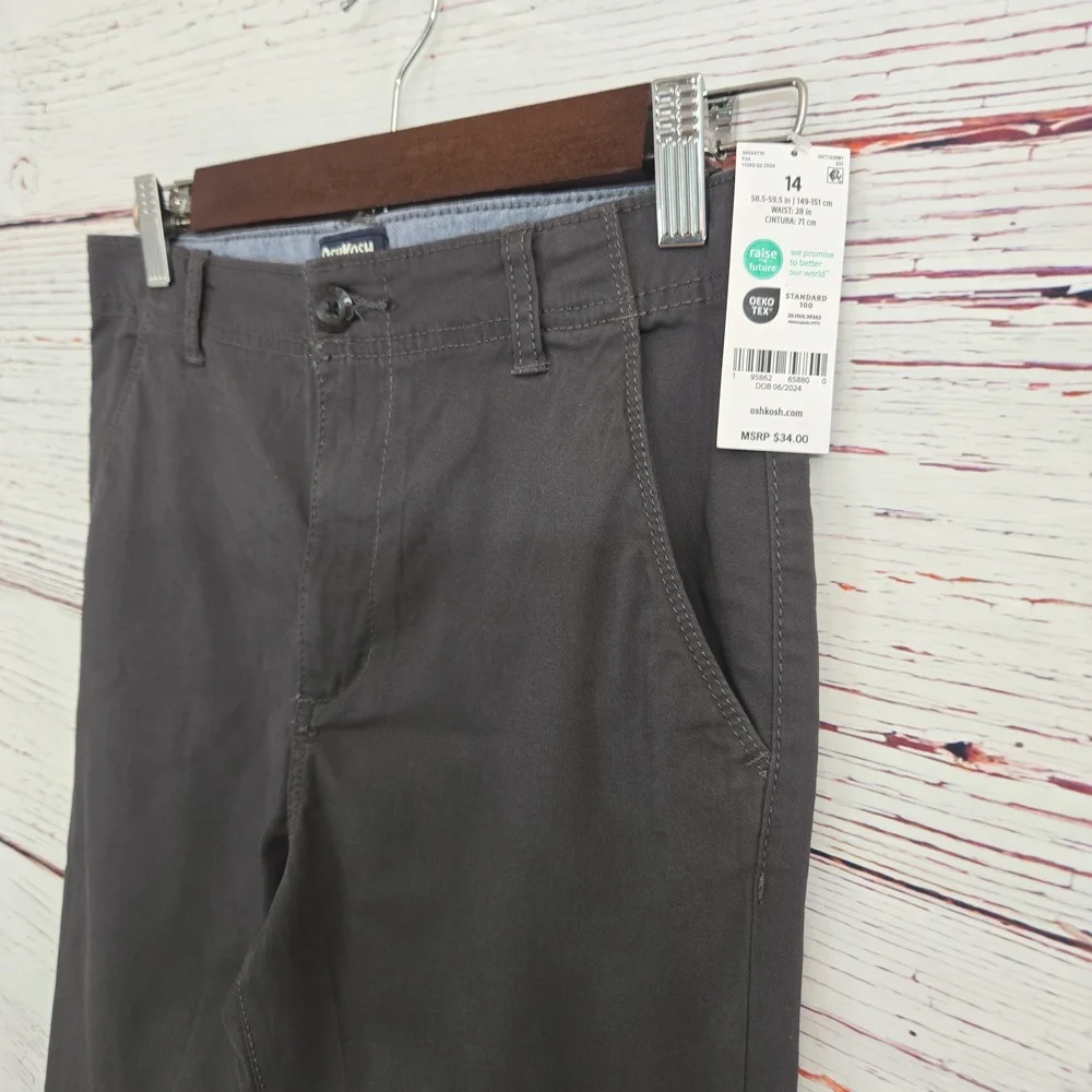 NWT Oshkosh B'gosh Youth Boys Pants Size 14/14A